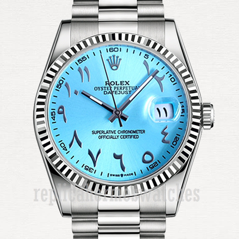 Rolex datejust tiffany discount blue